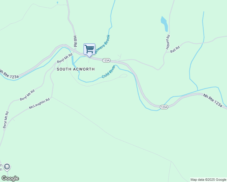 map of restaurants, bars, coffee shops, grocery stores, and more near 119 Grange Hall Road in Acworth