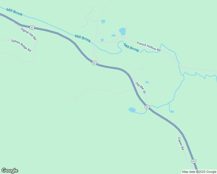 map of restaurants, bars, coffee shops, grocery stores, and more near 23 Highwood Road in Winhall
