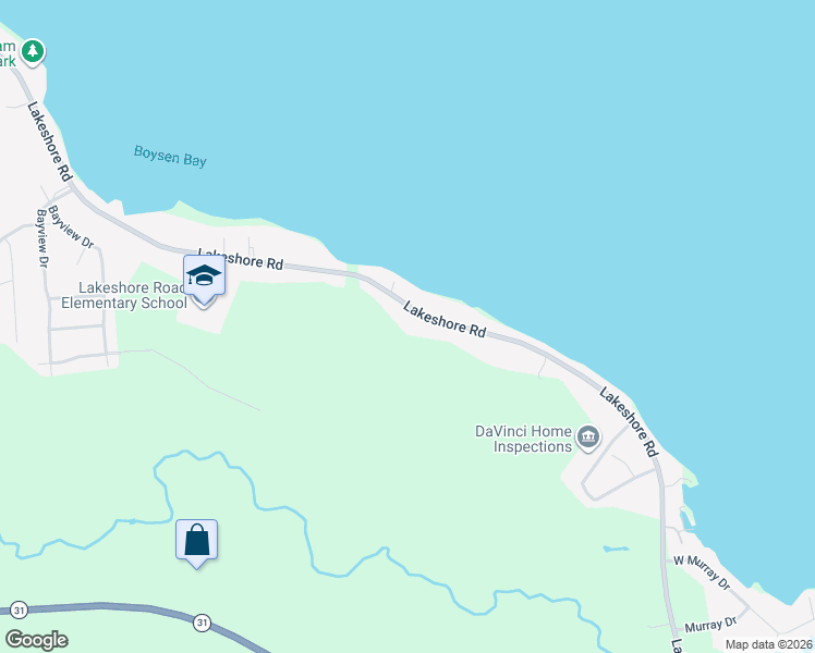 map of restaurants, bars, coffee shops, grocery stores, and more near 7297 Lakeshore Road in Cicero