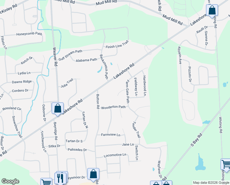 map of restaurants, bars, coffee shops, grocery stores, and more near 6310 Yulewood Circle in Cicero