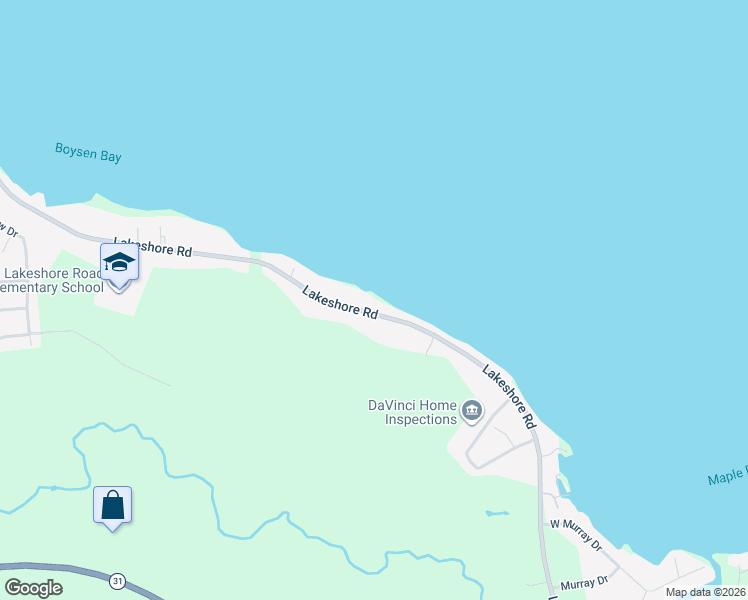 map of restaurants, bars, coffee shops, grocery stores, and more near 7335 Lakeshore Road in Cicero