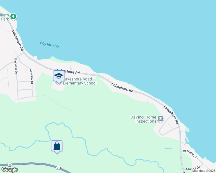 map of restaurants, bars, coffee shops, grocery stores, and more near 7278 Lakeshore Road in Cicero