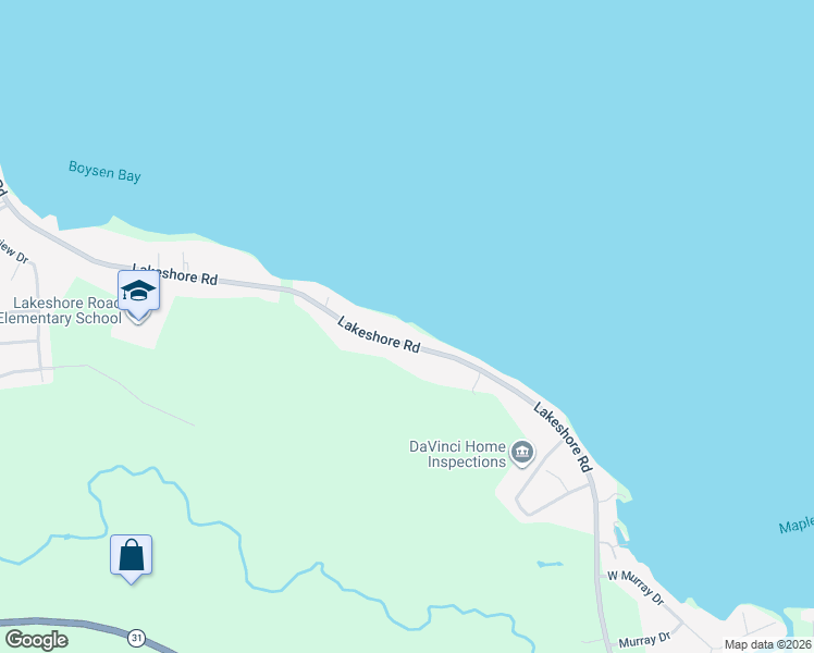 map of restaurants, bars, coffee shops, grocery stores, and more near 7335 Lakeshore Road in Cicero