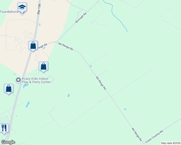 map of restaurants, bars, coffee shops, grocery stores, and more near 629 4th Range Road in Pembroke