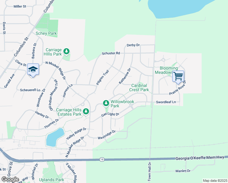 map of restaurants, bars, coffee shops, grocery stores, and more near 771 Katherine Dr in Sun Prairie