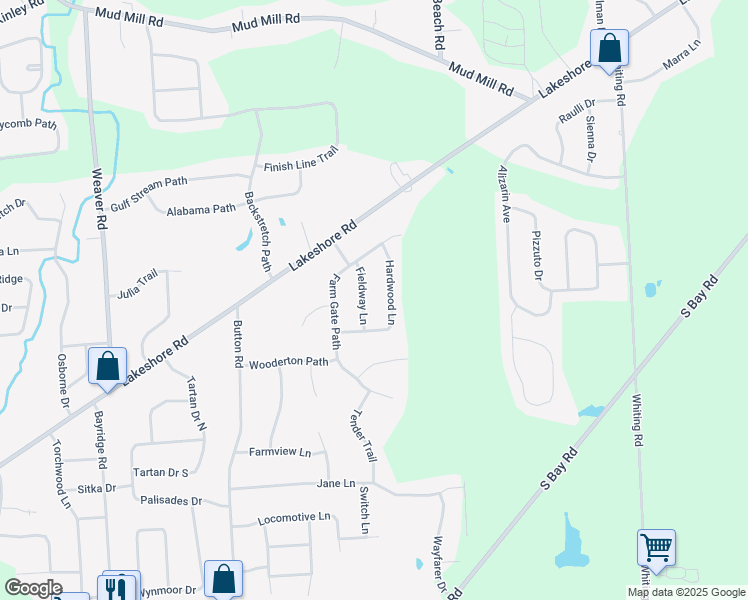 map of restaurants, bars, coffee shops, grocery stores, and more near 8612 Fieldway Ln in Cicero