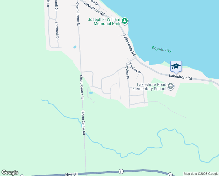 map of restaurants, bars, coffee shops, grocery stores, and more near 8568 Angus Path in Cicero