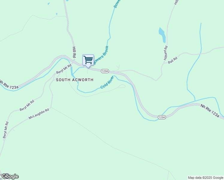 map of restaurants, bars, coffee shops, grocery stores, and more near 119 Grange Hall Road in Acworth