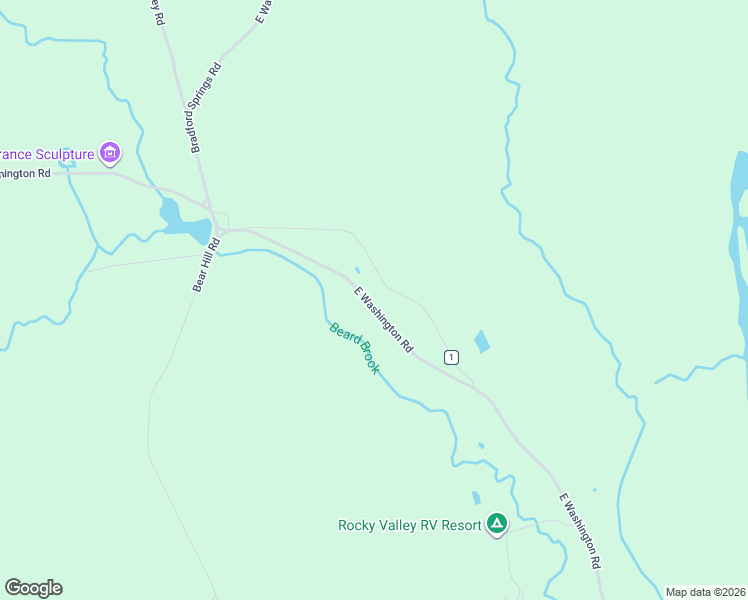 map of restaurants, bars, coffee shops, grocery stores, and more near 2046 East Washington Road in Washington