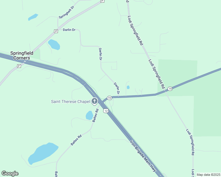 map of restaurants, bars, coffee shops, grocery stores, and more near 7282 Wisconsin 19 in Waunakee
