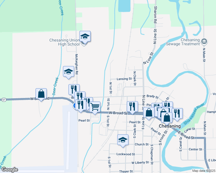 317 North 1st Street, Chesaning MI Walk Score