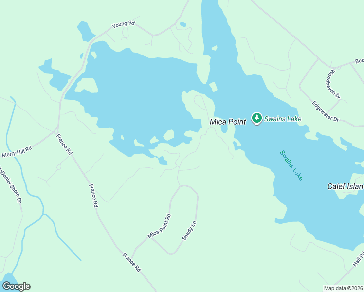 map of restaurants, bars, coffee shops, grocery stores, and more near 42 Rocky Point Road in Barrington
