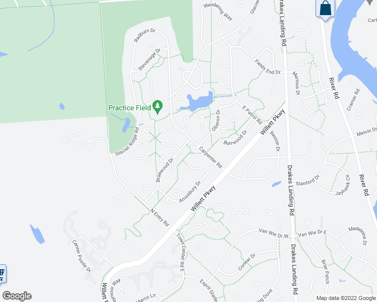 map of restaurants, bars, coffee shops, grocery stores, and more near 8666 Braewood Drive in Onondaga County