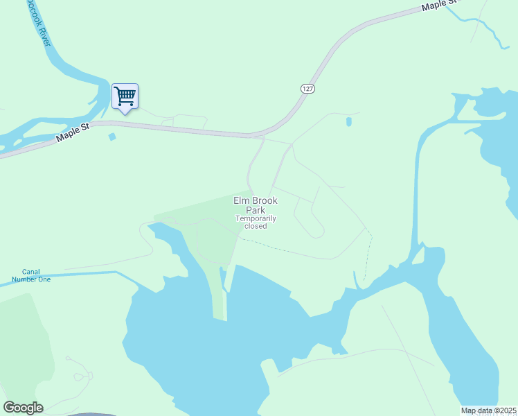map of restaurants, bars, coffee shops, grocery stores, and more near Elm Brook Park Road in Hopkinton