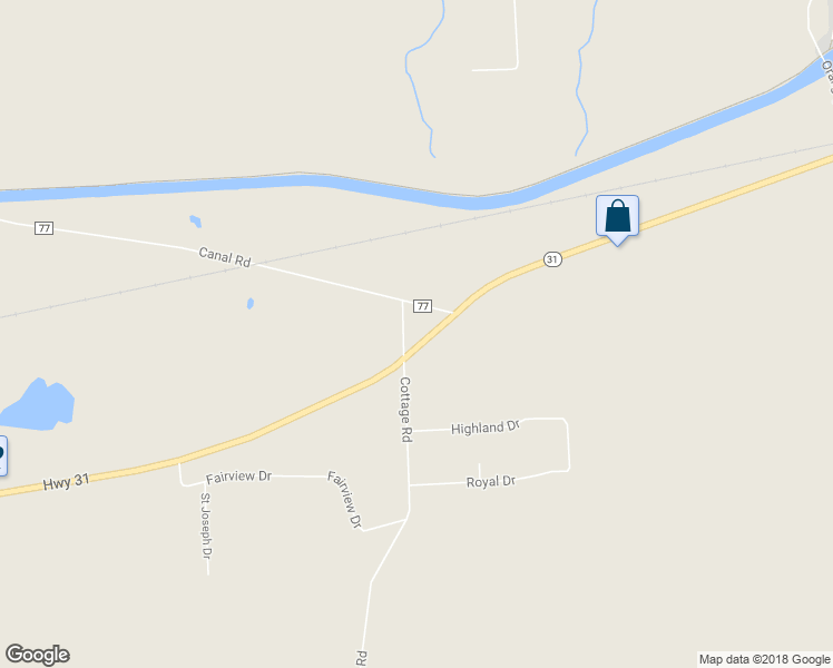 map of restaurants, bars, coffee shops, grocery stores, and more near 4709 Cottage Road in Gasport