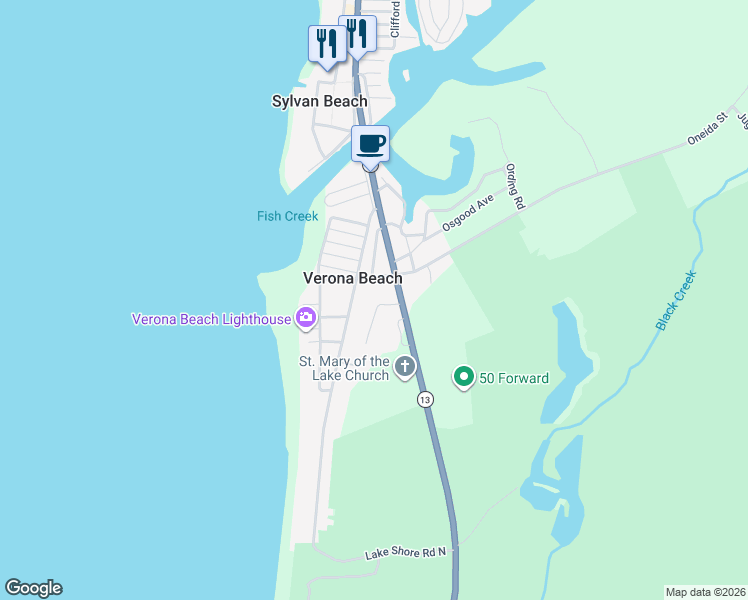 map of restaurants, bars, coffee shops, grocery stores, and more near 6760-6768 Miller Rd in DURHAMVILLE