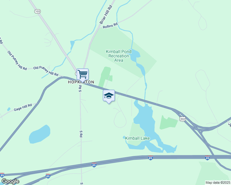 map of restaurants, bars, coffee shops, grocery stores, and more near 271 Main Street in Hopkinton