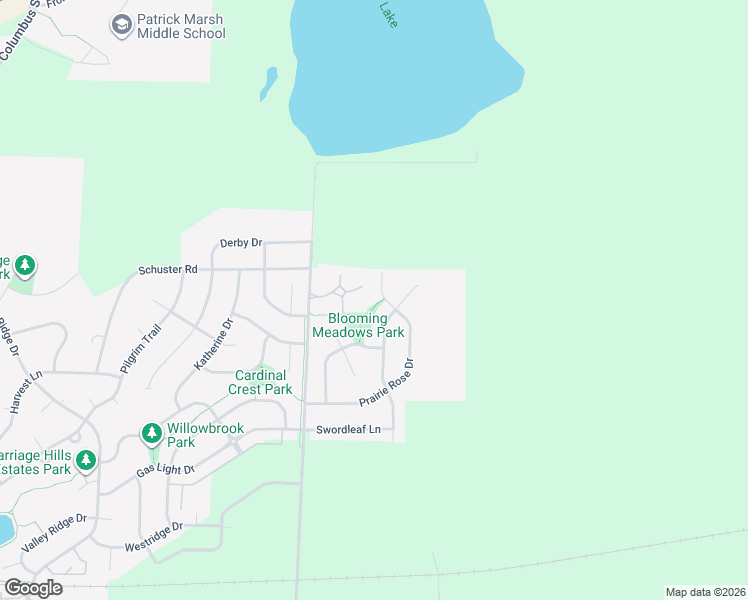 map of restaurants, bars, coffee shops, grocery stores, and more near 1326 Woodgrove Way in Sun Prairie
