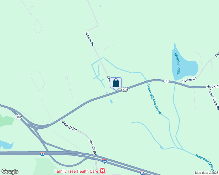 map of restaurants, bars, coffee shops, grocery stores, and more near 226 Crowell Road in Hopkinton