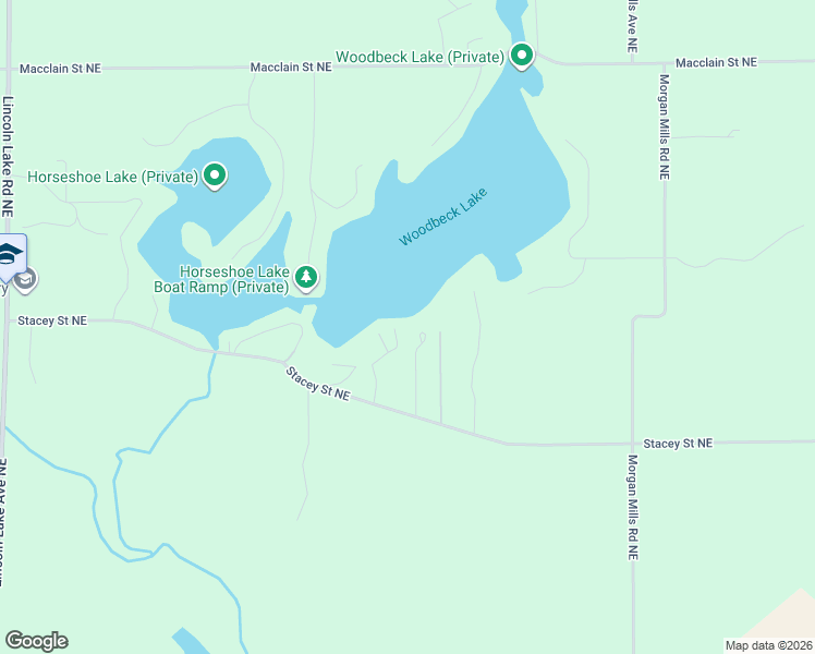 map of restaurants, bars, coffee shops, grocery stores, and more near 13425 Lynn Drive Northeast in Greenville