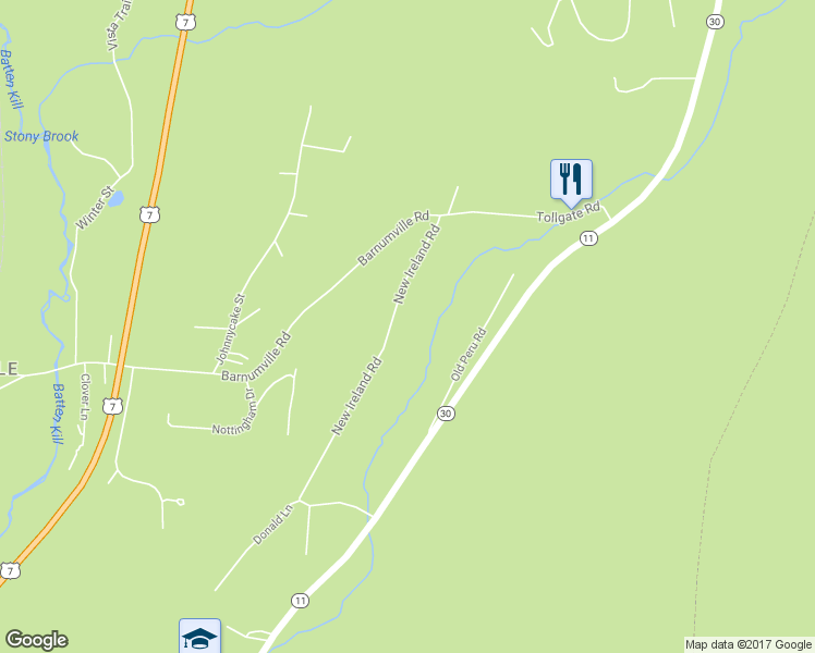 map of restaurants, bars, coffee shops, grocery stores, and more near 560 New Ireland Road in Manchester