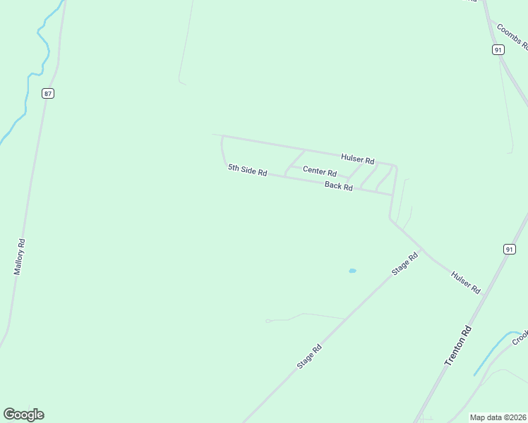 map of restaurants, bars, coffee shops, grocery stores, and more near 5th Side Road in Utica