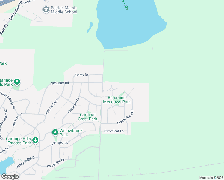 map of restaurants, bars, coffee shops, grocery stores, and more near 1318 Woodgrove Way in Sun Prairie