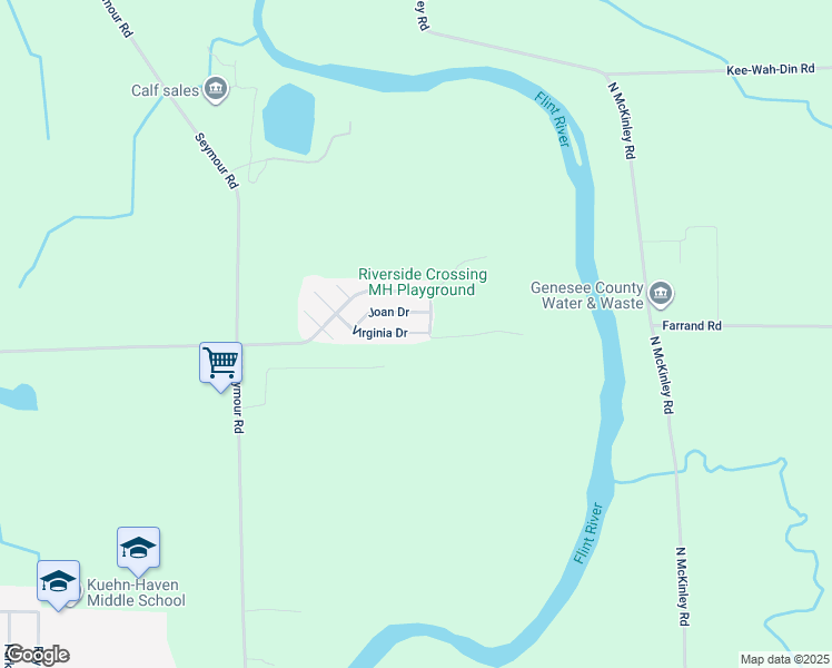 map of restaurants, bars, coffee shops, grocery stores, and more near 13000 Virginia Drive in Montrose