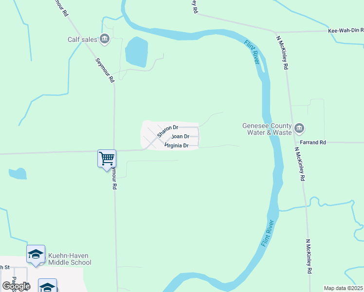 map of restaurants, bars, coffee shops, grocery stores, and more near 13000 Virginia Drive in Montrose