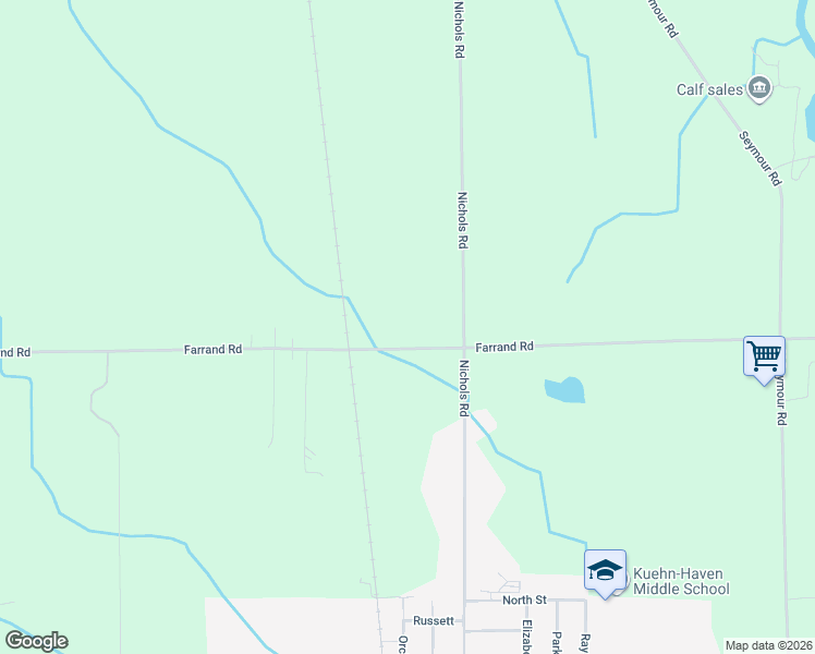 map of restaurants, bars, coffee shops, grocery stores, and more near 11062 West Farrand Road in Montrose