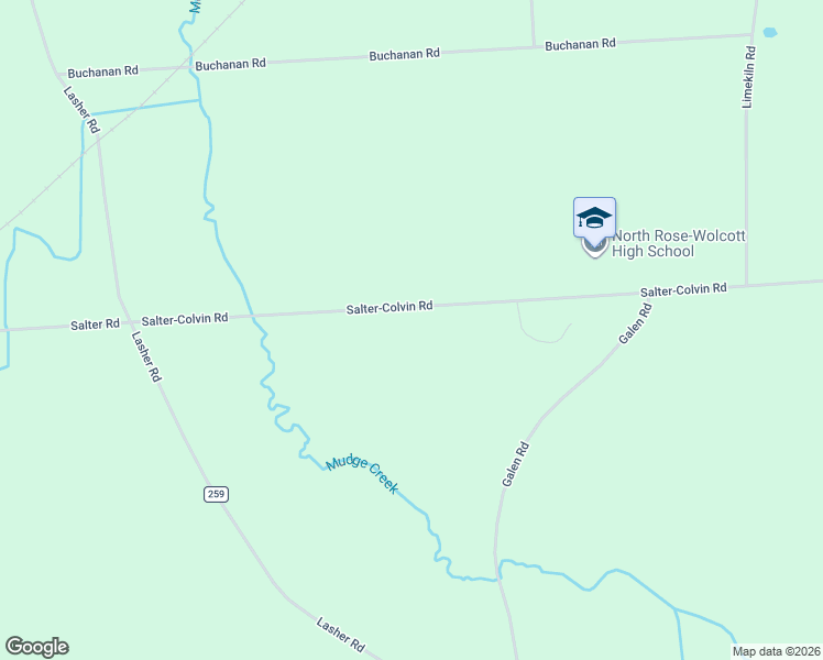 map of restaurants, bars, coffee shops, grocery stores, and more near 11468 Salter-Colvin Road in Wolcott