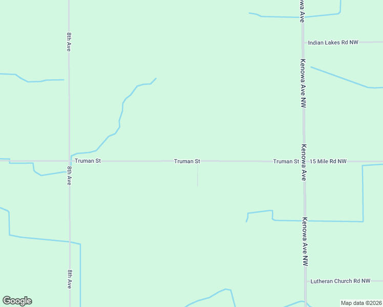 map of restaurants, bars, coffee shops, grocery stores, and more near 347 Truman Street in Kent City