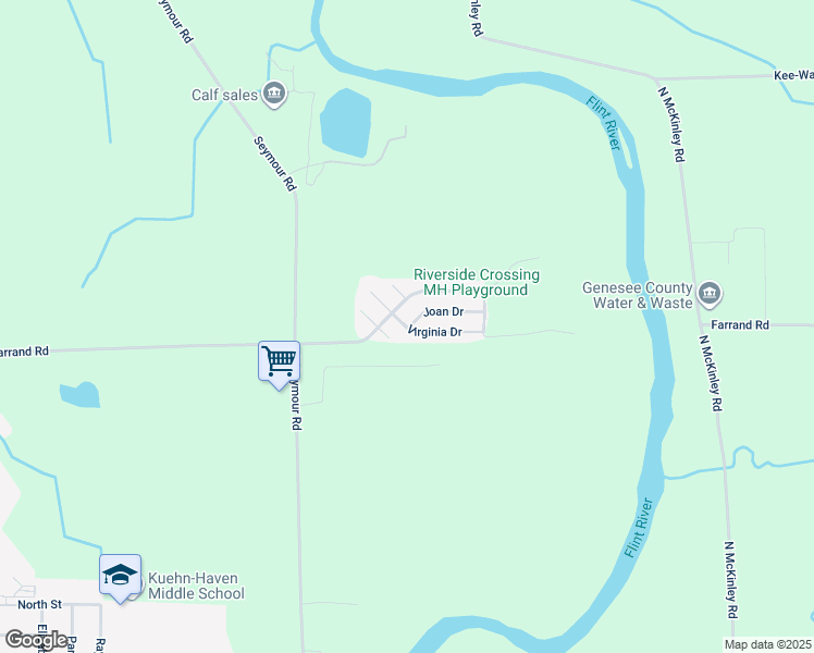 map of restaurants, bars, coffee shops, grocery stores, and more near 10186 West Farrand Road in Montrose