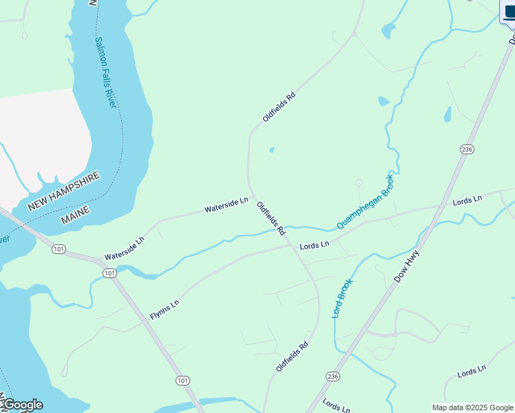 map of restaurants, bars, coffee shops, grocery stores, and more near 206 Oldfields Road in South Berwick