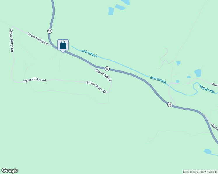 map of restaurants, bars, coffee shops, grocery stores, and more near 28 Signal Hill Road in Winhall