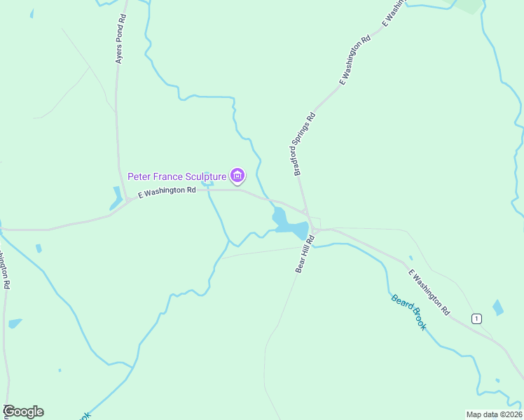 map of restaurants, bars, coffee shops, grocery stores, and more near 2381 East Washington Road in Washington