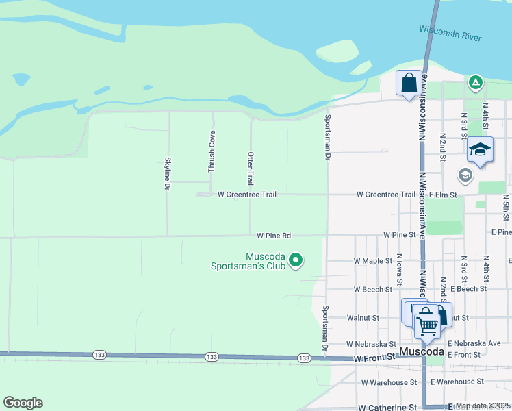 18926 Otter Trail, Muscoda WI Walk Score