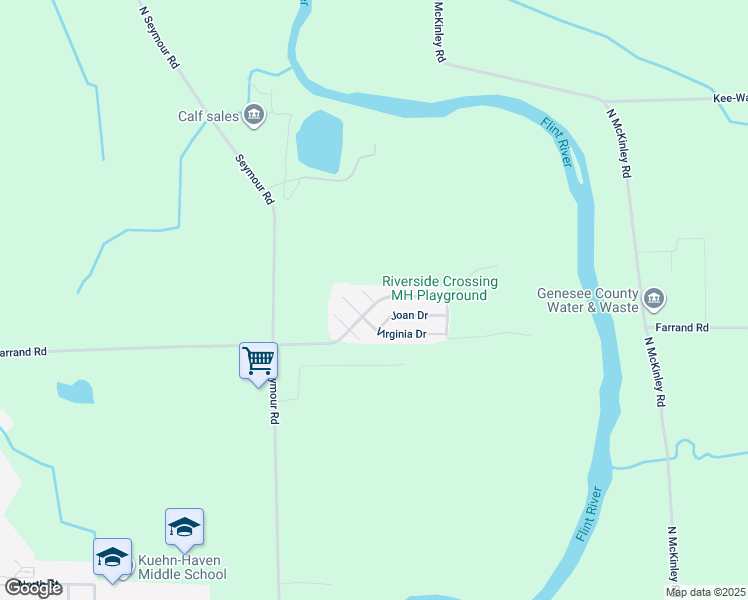 map of restaurants, bars, coffee shops, grocery stores, and more near 13099 Virginia Court in Montrose