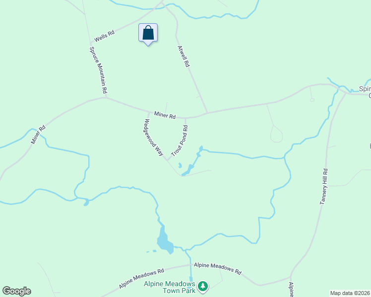 map of restaurants, bars, coffee shops, grocery stores, and more near 16 Trout Pond Road in Porter Corners
