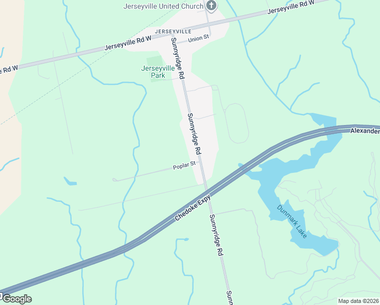 map of restaurants, bars, coffee shops, grocery stores, and more near 218 Sunnyridge Road in Hamilton