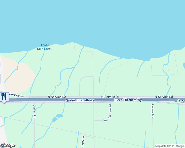 map of restaurants, bars, coffee shops, grocery stores, and more near 4864 Mountainview Road in Lincoln