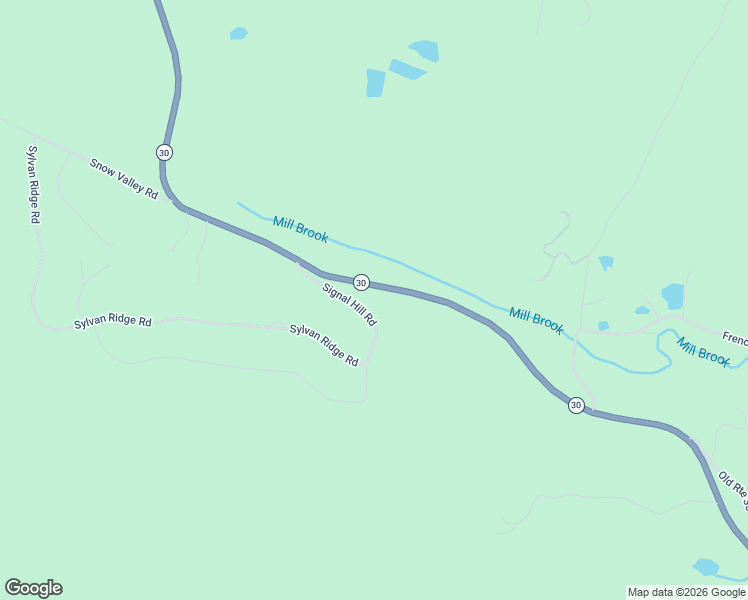 map of restaurants, bars, coffee shops, grocery stores, and more near 28 Signal Hill Road in Winhall