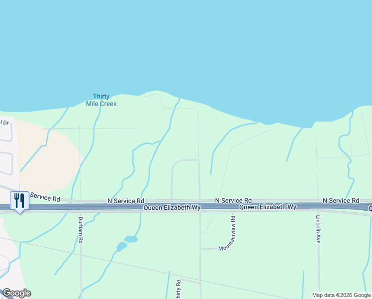 map of restaurants, bars, coffee shops, grocery stores, and more near 4864 Mountainview Road in Lincoln