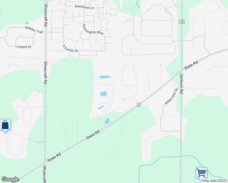 map of restaurants, bars, coffee shops, grocery stores, and more near 198 Maryview Drive in Webster