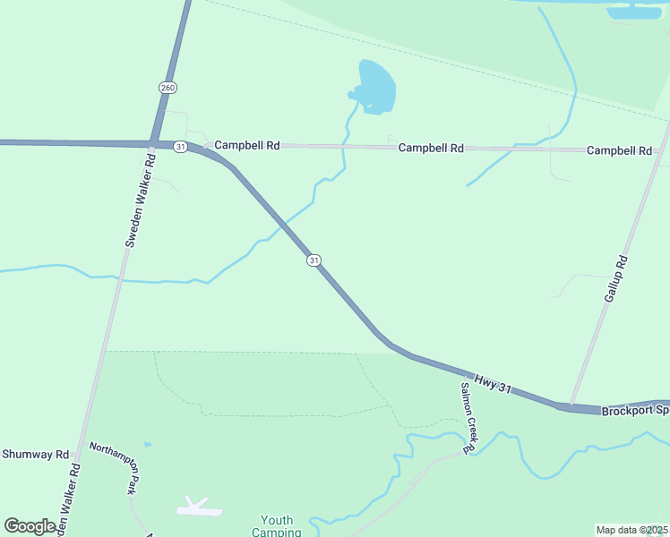 map of restaurants, bars, coffee shops, grocery stores, and more near 5360 Brockport Spencerport Road in Brockport