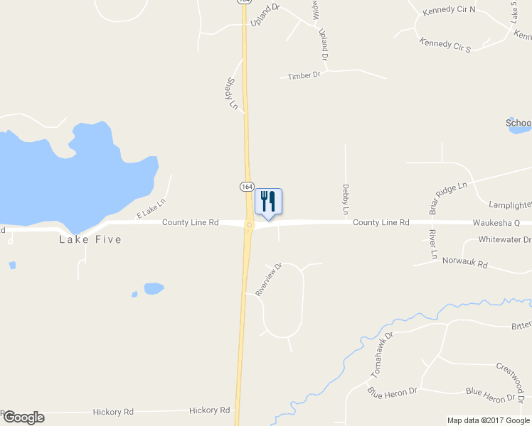 map of restaurants, bars, coffee shops, grocery stores, and more near 4484 County Road Q in Colgate