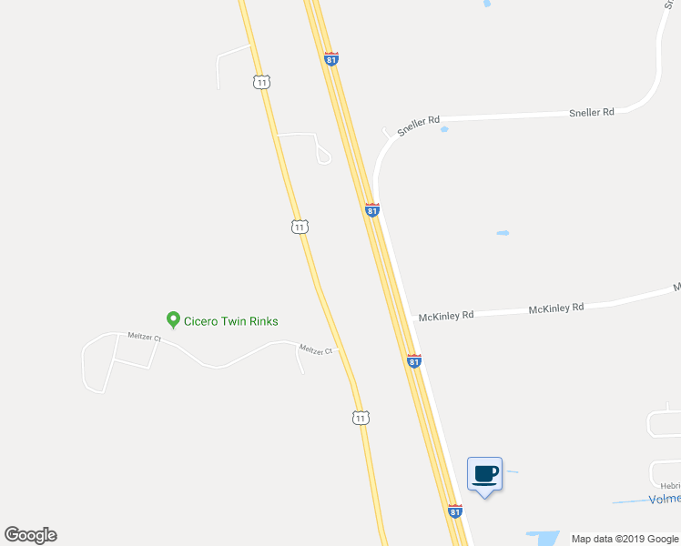 map of restaurants, bars, coffee shops, grocery stores, and more near 8766 Brewerton Road in Brewerton