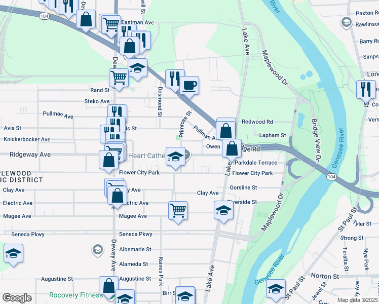 map of restaurants, bars, coffee shops, grocery stores, and more near in Greece