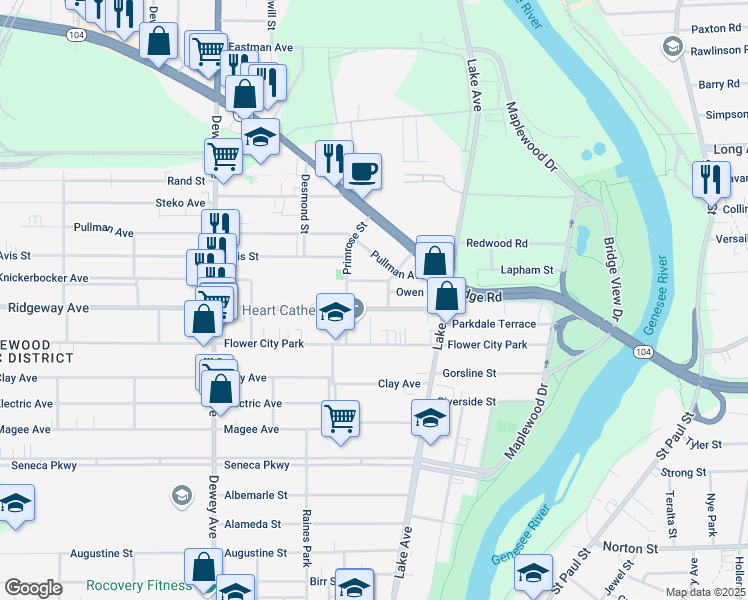map of restaurants, bars, coffee shops, grocery stores, and more near in Greece