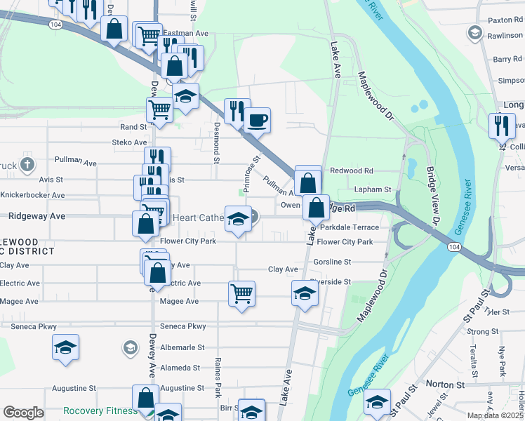 map of restaurants, bars, coffee shops, grocery stores, and more near in Greece